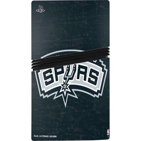 NBA San Antonio Spurs Primary Logo PS5 Pro Console Skin