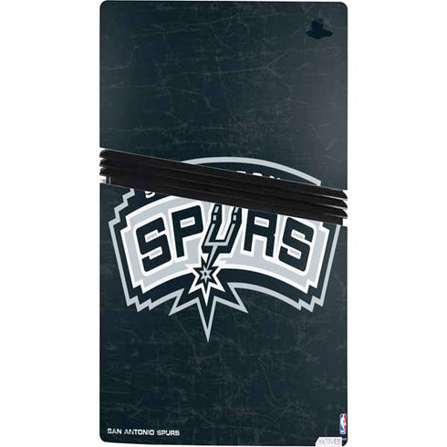 NBA San Antonio Spurs Primary Logo PS5 Pro Console Skin