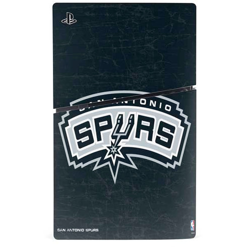 NBA San Antonio Spurs Primary Logo PS5 Slim Digital Edition Console Skin