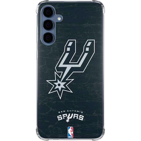 NBA San Antonio Spurs Secondary Logo Galaxy A35 5G Clear Case