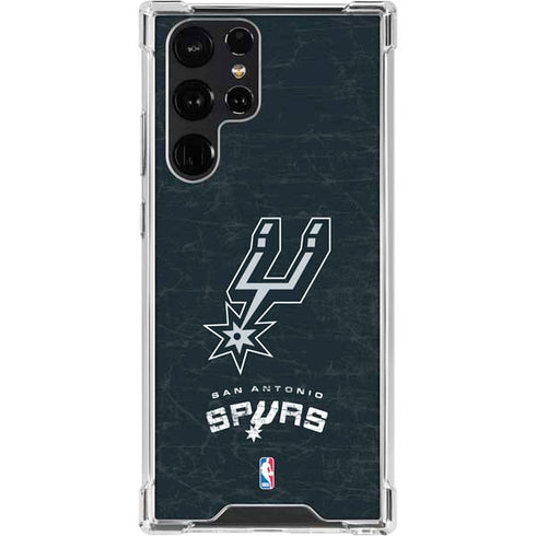 NBA San Antonio Spurs Secondary Logo Galaxy S23 Ultra Clear Case