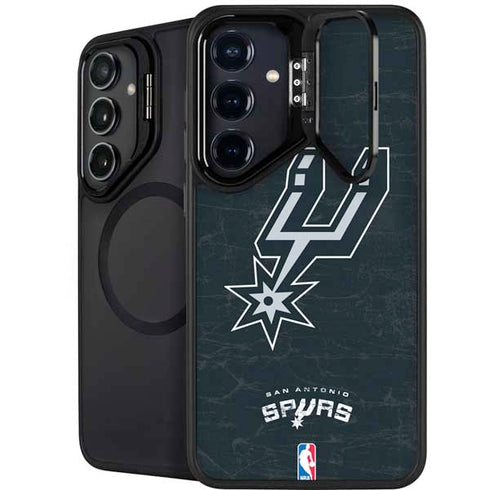NBA San Antonio Spurs Secondary Logo Galaxy S25 Plus Kickstand Case