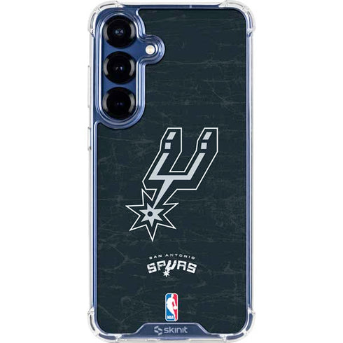 NBA San Antonio Spurs Secondary Logo Galaxy S25 FE Clear Case