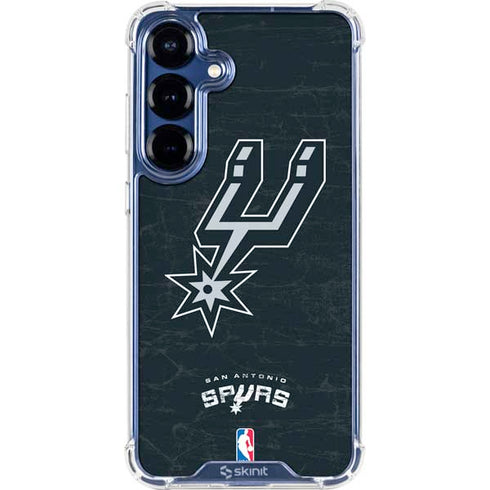NBA San Antonio Spurs Secondary Logo Galaxy S25 Plus Clear Case