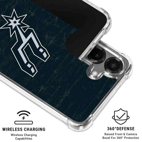 NBA San Antonio Spurs Secondary Logo Galaxy S26 Clear Case