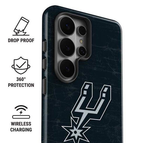 NBA San Antonio Spurs Secondary Logo Galaxy S26 Ultra Impact Case