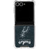 NBA San Antonio Spurs Secondary Logo Galaxy Z Flip7 Clear Case