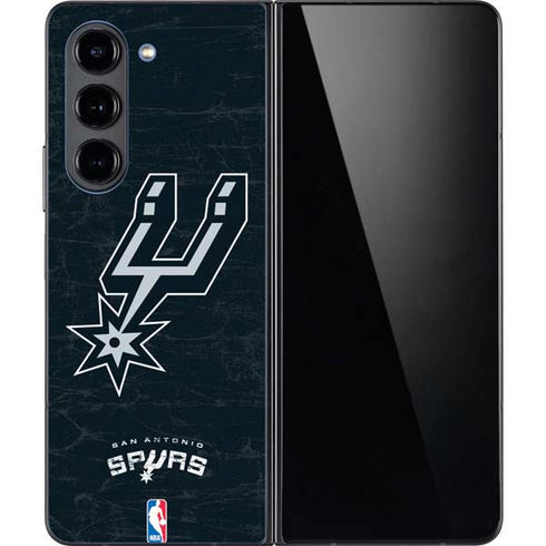 NBA San Antonio Spurs Secondary Logo Galaxy Z Fold5 5G Skin
