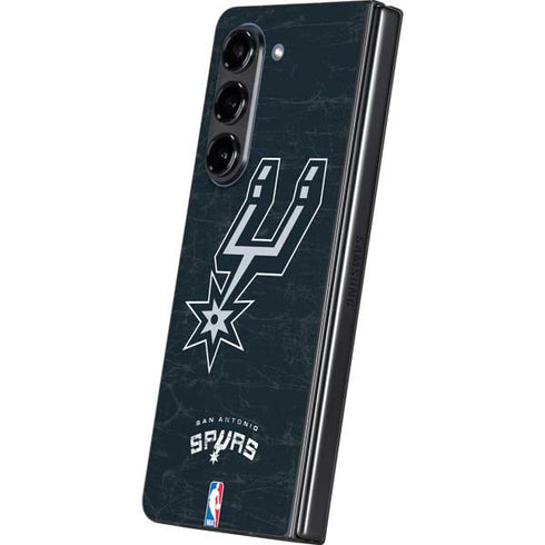NBA San Antonio Spurs Secondary Logo Galaxy Z Fold5 5G Skin