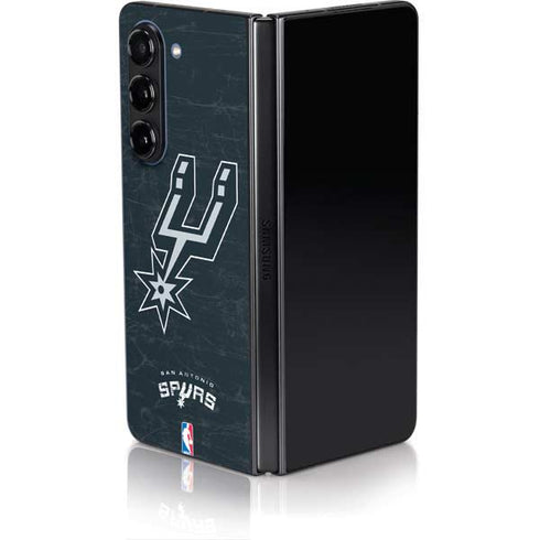 NBA San Antonio Spurs Secondary Logo Galaxy Z Fold5 5G Skin
