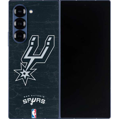 NBA San Antonio Spurs Secondary Logo Galaxy Z Fold6 Skin