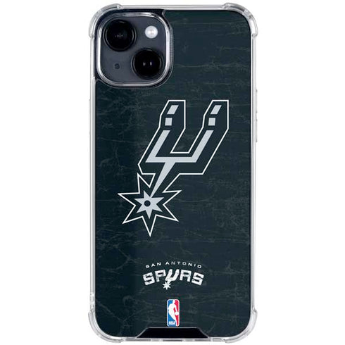 NBA San Antonio Spurs Secondary Logo iPhone 15 Clear Case