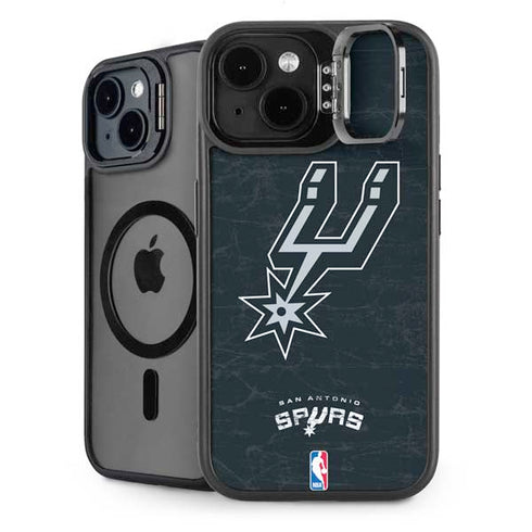 NBA San Antonio Spurs Secondary Logo iPhone 15 Plus Kickstand Case