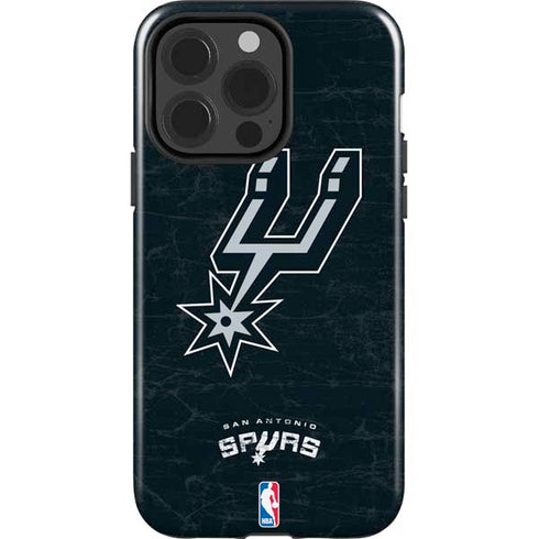 NBA San Antonio Spurs Secondary Logo iPhone 15 Pro Impact Case