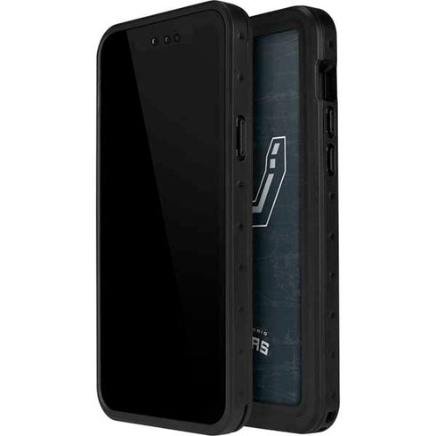 NBA San Antonio Spurs Secondary Logo iPhone 15 Pro Waterproof Case