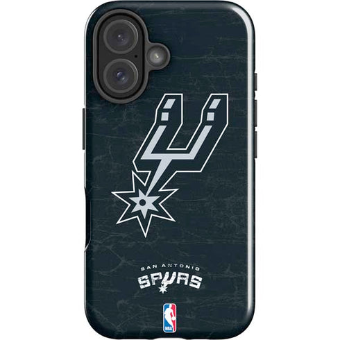 NBA San Antonio Spurs Secondary Logo iPhone 16 Impact Case