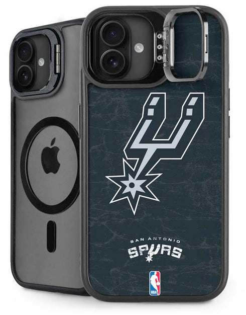 NBA San Antonio Spurs Secondary Logo iPhone 16 Kickstand Case