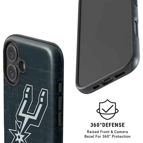 NBA San Antonio Spurs Secondary Logo iPhone 16 Magsafe Impact Case