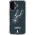 NBA San Antonio Spurs Secondary Logo iPhone 16 Plus Clear Case