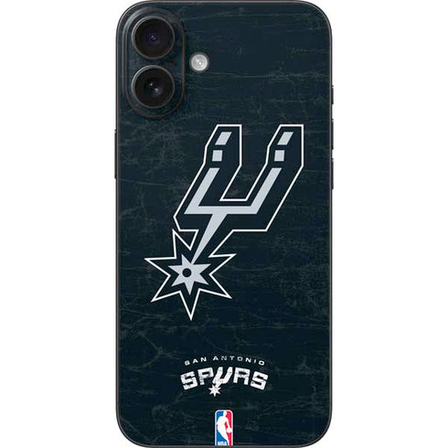 NBA San Antonio Spurs Secondary Logo iPhone 16 Plus Skin