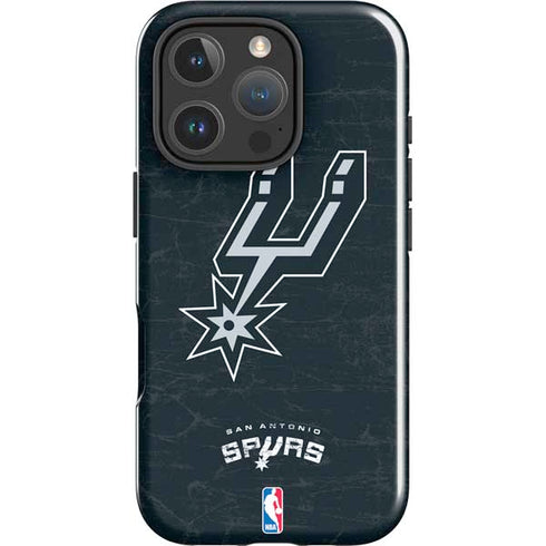 NBA San Antonio Spurs Secondary Logo iPhone 16 Pro Impact Case