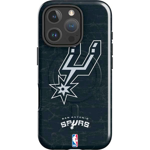 NBA San Antonio Spurs Secondary Logo iPhone 16 Pro Magsafe Impact Case