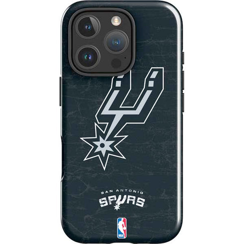 NBA San Antonio Spurs Secondary Logo iPhone 16 Pro Max Impact Case