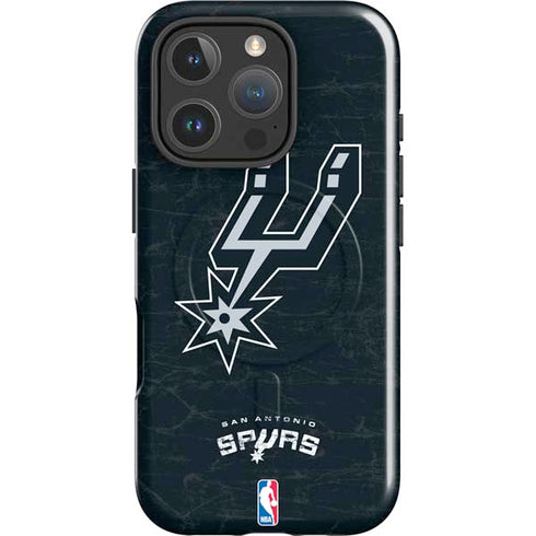 NBA San Antonio Spurs Secondary Logo iPhone 16 Pro Max Magsafe Impact Case