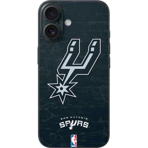 NBA San Antonio Spurs Secondary Logo iPhone 16 Skin