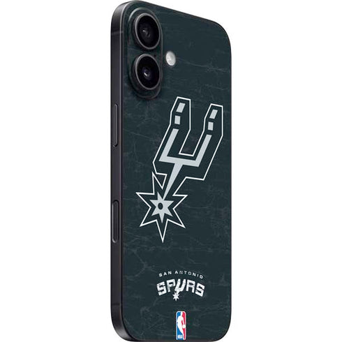 NBA San Antonio Spurs Secondary Logo iPhone 16 Skin
