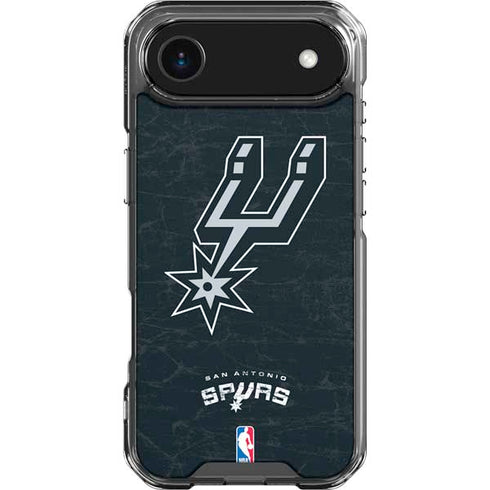 NBA San Antonio Spurs Secondary Logo iPhone 17 Air Clear Case
