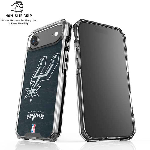 NBA San Antonio Spurs Secondary Logo iPhone 17 Air Clear Case