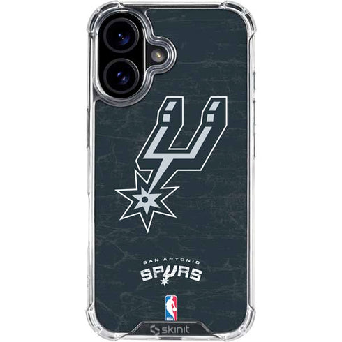 NBA San Antonio Spurs Secondary Logo iPhone 17 Clear Case