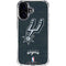 NBA San Antonio Spurs Secondary Logo iPhone 17 Clear Case