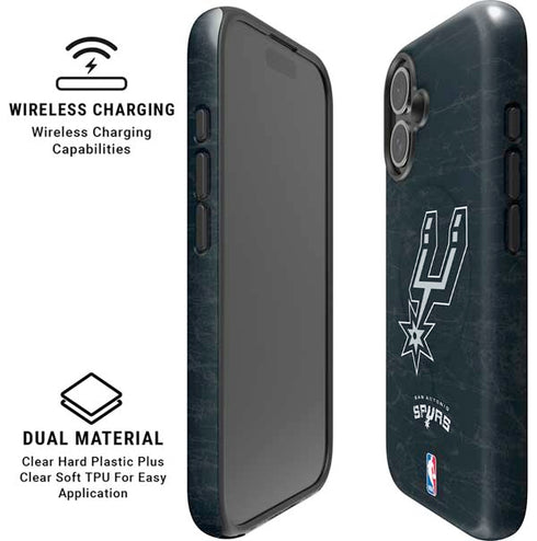 NBA San Antonio Spurs Secondary Logo iPhone 17 Magsafe Impact Case