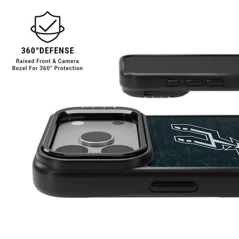 NBA San Antonio Spurs Secondary Logo iPhone 17 Pro Kickstand Case