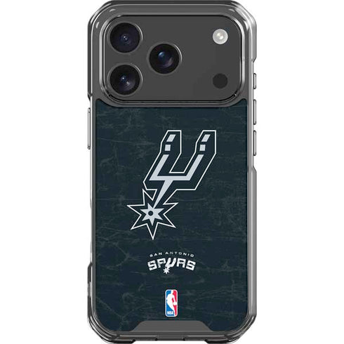 NBA San Antonio Spurs Secondary Logo iPhone 18 Pro Clear Case