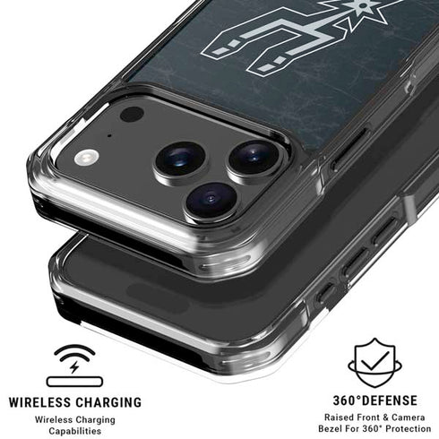 NBA San Antonio Spurs Secondary Logo iPhone 18 Pro Clear Case