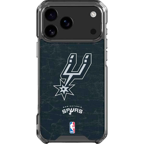 NBA San Antonio Spurs Secondary Logo iPhone 18 Pro Max Clear Case