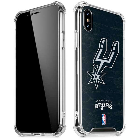 NBA San Antonio Spurs Secondary Logo iPhone X/XS Clear Case