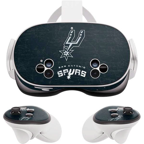 NBA San Antonio Spurs Secondary Logo Meta Quest 3S Skin