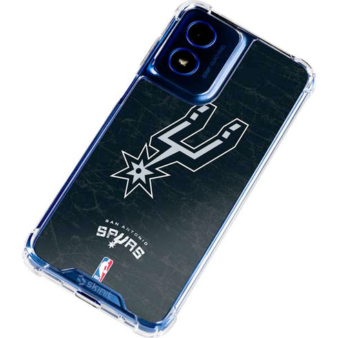 NBA San Antonio Spurs Secondary Logo Moto G 5G (2024) Clear Case