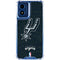 NBA San Antonio Spurs Secondary Logo Moto G Play 4G (2024) Clear Case