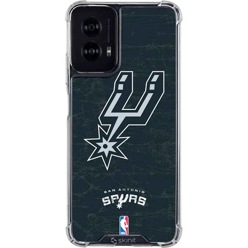 NBA San Antonio Spurs Secondary Logo Moto G Power 5G (2024) Clear Case