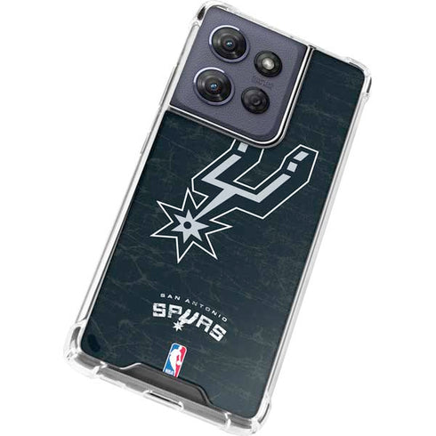 NBA San Antonio Spurs Secondary Logo Moto G Power 5G (2025) Clear Case