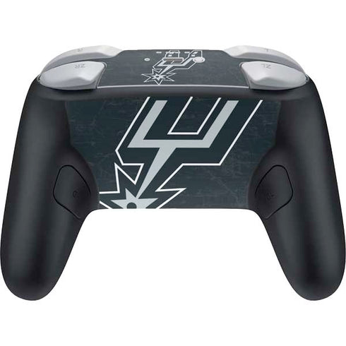 NBA San Antonio Spurs Secondary Logo Nintendo Switch 2 (2025) Pro Controller Skin
