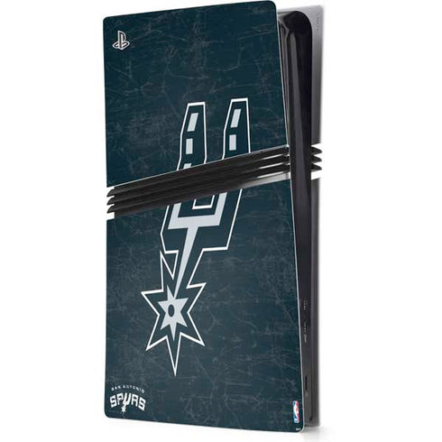 NBA San Antonio Spurs Secondary Logo PS5 Pro Console Skin