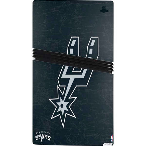 NBA San Antonio Spurs Secondary Logo PS5 Pro Console Skin