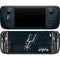NBA San Antonio Spurs Secondary Logo Steam Deck Handheld Gaming Computer Skin