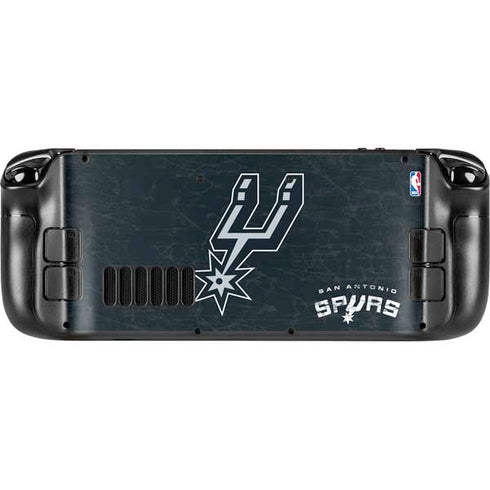 NBA San Antonio Spurs Secondary Logo Steam Deck Handheld Gaming Computer Skin